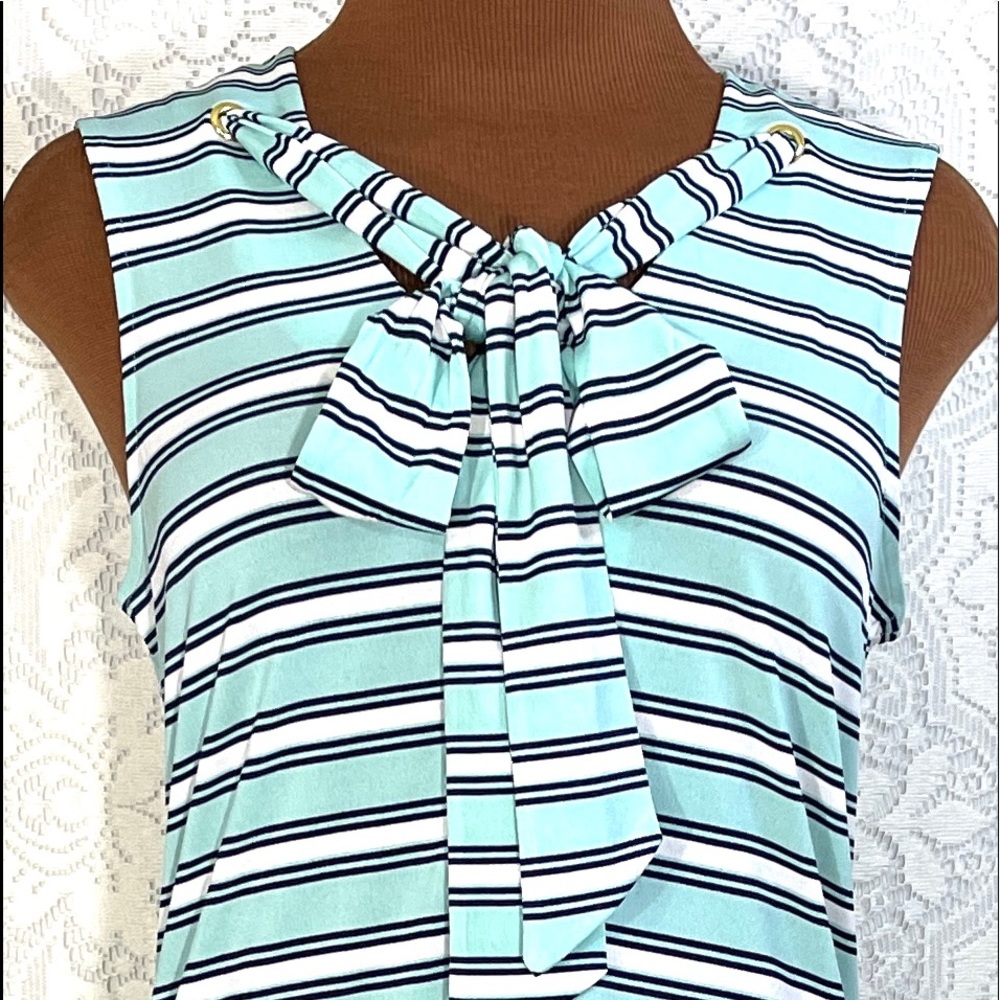 New With Tag The Limited Tops Size Medium Stripes Blue Black White
